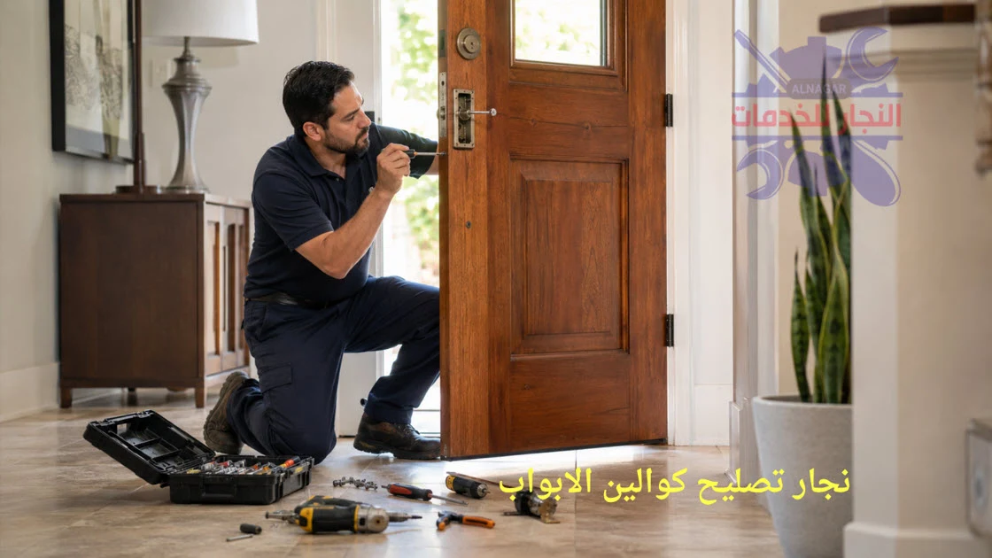 فني محترف فى تصليح كوالين الابواب بدقه والمحافظه على الباب