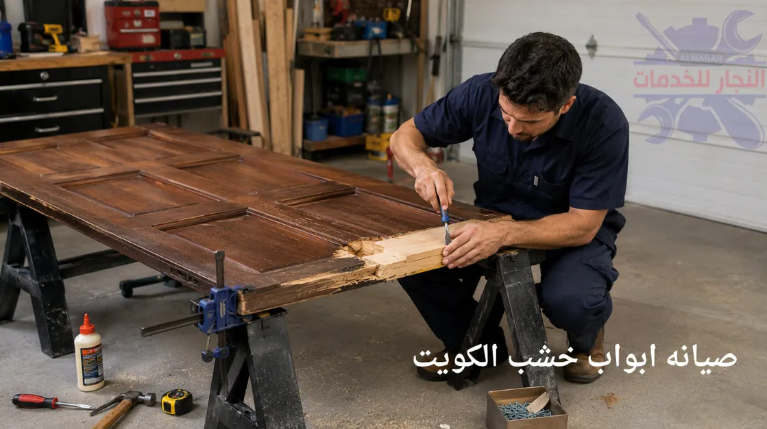 فني صيانه ابواب خشب باحتراف
