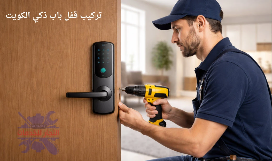 تركيب قفل باب ذكي الكويت - فني متخصص - خدمه 24 ساعة 1 تركيب قفل باب ذكي الكويت