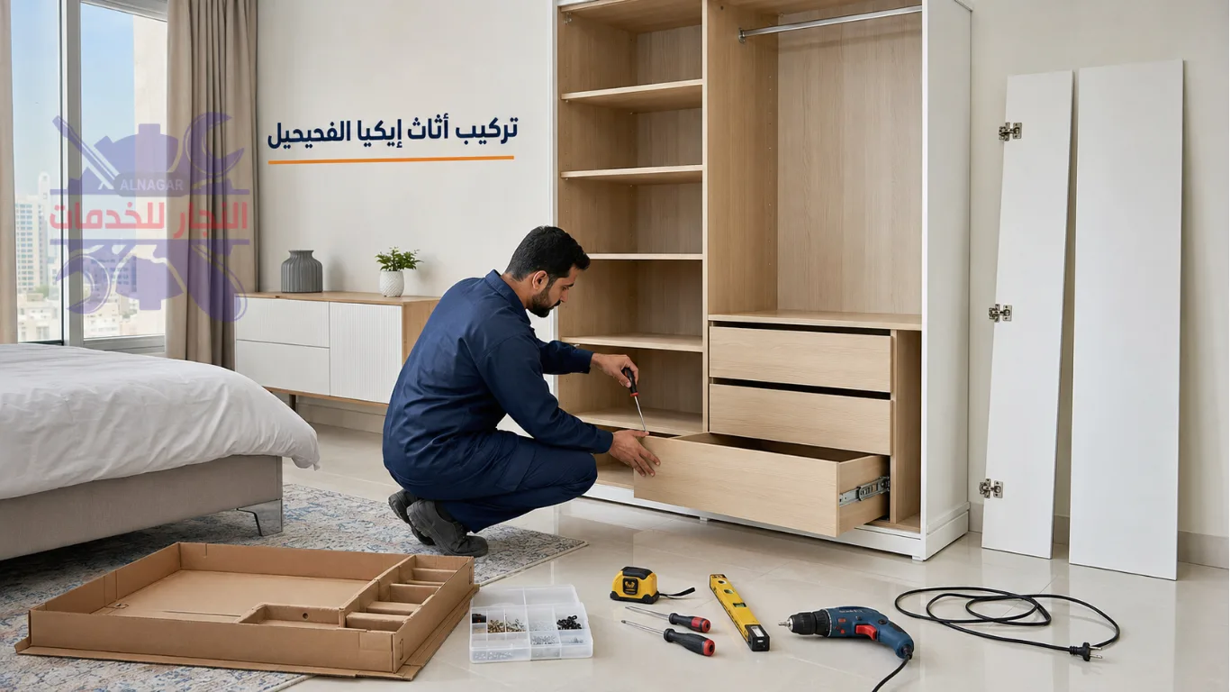 معلم تركيب اثاث ايكيا الفحيحيل - فك وتركيب اثاث ايكيا بأسعار مناسبة 1 معلم تركيب اثاث ايكيا الفحيحيل يقوم بتجميع كبت داخل منزل العميل بالكويت
