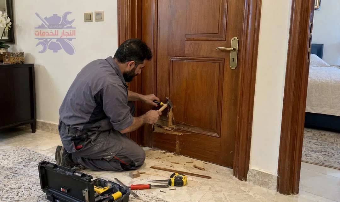 نجار مبارك الكبير - تصليح وتركيب الابواب - فتح وتبديل اقفال - تصليح الاثاث - نجار 24 ساعه 1 نجار مبارك الكبير يقدم خدمات تصليح الابواب